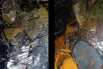 körperlich I und II // 2002 // je 70 x 160 cm // Öl auf Leinwand